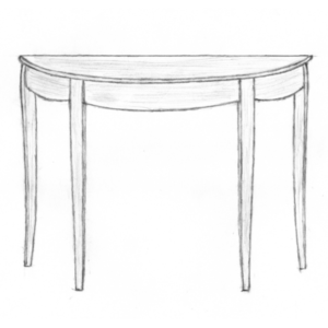 Demilune Table Project